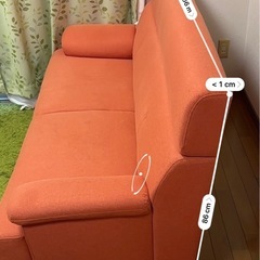キレイです！3人掛けハイソファ の画像