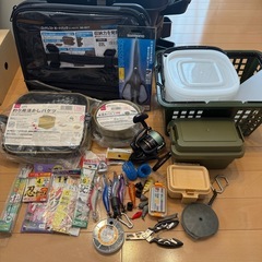 【引き取り決定】釣り道具一式 の画像
