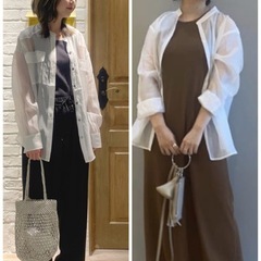 INGNI イング　シアーシャツ　オフホワイト　未使用品　の画像