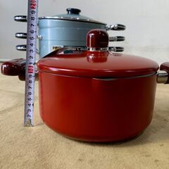 詳細不明　調理器具 まとめ　デュオクック アルミシステムトリオポット 24cm　フライパン　両手鍋 他　の画像