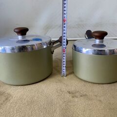 詳細不明　メーカー不明　調理器具 5点まとめ　片手鍋　フライパン　両手鍋 他の画像