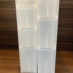 無印良品 ポリプロピレン　収納ストッカー　キャスター付の画像