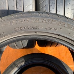 【明日まで特別値引】BRIDGE STONE　TURANZA T002 215/45R17 タイヤのみ4本セットの出品です！の画像