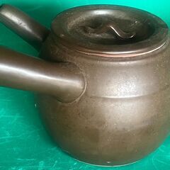急須　（変わった大きめの急須）　土瓶？　全長22cm 高さ16cm 直径12~17cmの画像
