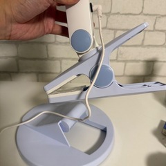 中古美品　卓上扇風機　DCモーター　クリップ式併用可能の画像