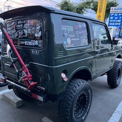 ジムニー用ホイール付きワイドタイヤ 4本セット　引き取り限定‼️ 早い者勝ち‼️の画像