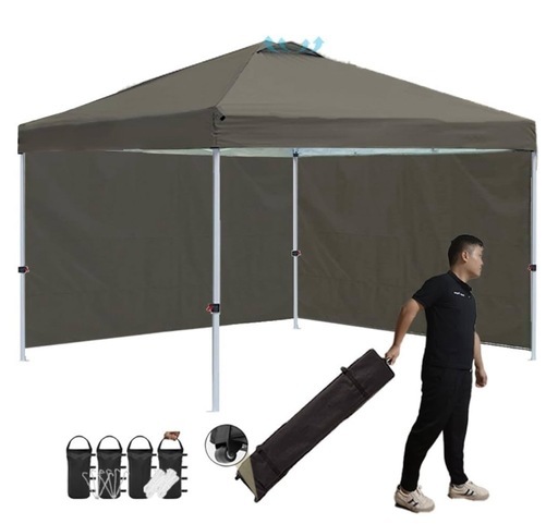 【新品】Ｔｏｏｐ　Ｔａｐｕ テントタープ 3m×3m 耐水 アウトドア  ホワイト