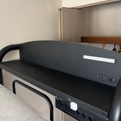 机・階段付きロフトベッド シングルサイズの画像