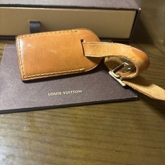 LOUIS VUITTON ルイヴィトン ネームタグ本革の画像