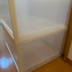 無印良品　収納ケース　ポリプロピレン　収納ケース　ワイド　中と大の画像