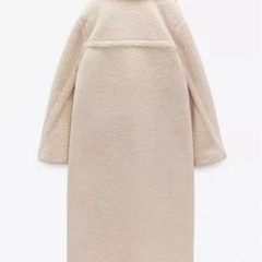 完売品 zara ボアコート ロングコートの画像