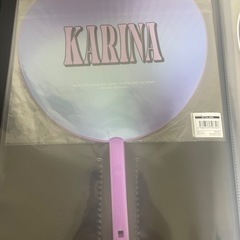 aespa  うちわ　KARINAの画像