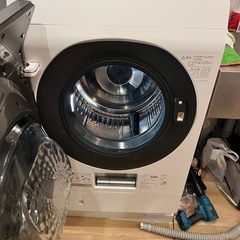 動作品　美品　シャープ ES-U111-TL 2020年購入　ヒートポンプ乾燥　ドラム式洗濯乾燥機の画像