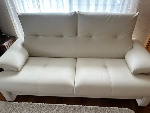【美品】ソファ　ホワイト（10月末迄）