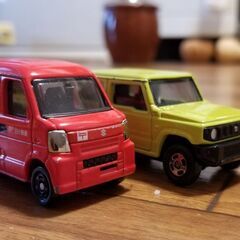 車のおもちゃセットの画像