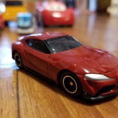 車のおもちゃセットの画像