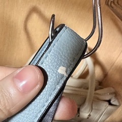 🤍くすみブルー⨉ゴールドチェーンバッグの画像