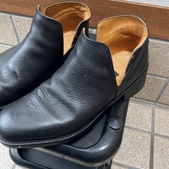 本革　メンズショートブーツの画像