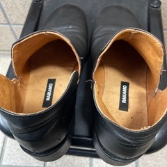 本革　メンズショートブーツの画像