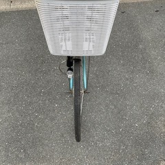 自転車　青色の画像