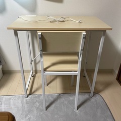 デスク チェア セット コンセント付 パソコンデスク PCデスク 幅75cm 省スペース デスクセット 机 木製 ワークデスク パソコン オフィスデスク スリム 事務机 学習デスク 学習机 勉強机 パソコン机 書斎机 作業机 木製 ルッツの画像