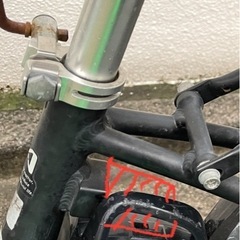 【ジャンク】電動自転車　チャイルド　子供乗せの画像