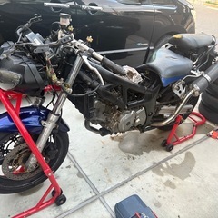 スズキ SV400S エンジン実働 書類有 レストアベース 部品取りの画像