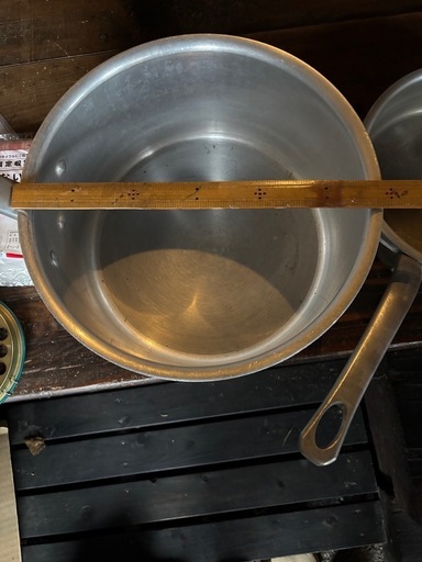 業務用 アルミ片手鍋3点セット