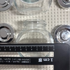 ガラス製 調味料入れ 保存ボトル 丸型　キッチン　おしゃれ　4個セットの画像