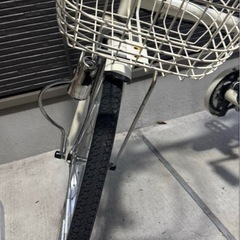 22インチ　自転車　アイボリーの画像