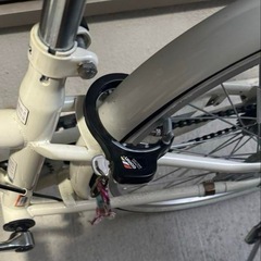 22インチ　自転車　アイボリーの画像