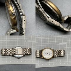 N376　CITIZEN シチズン クラブ ラメール Club La Mer 3481-340809TA スモセコ ゴールドカラー 燻仕上げ　ホワイト文字盤の画像
