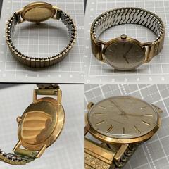 ★★裏蓋確認★★K300　可動　ユリス・ナルダン Ulysse Nardin ヴィンテージ  メンズウォッチ 腕時計　ゴールドカラー　社外ベルト　クオーツ　ユリスナルダンの画像