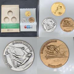 O331　1972年札幌オリンピックメダル　記念メダル 札幌大会 冬季オリンピック SAPPORO　コイン　メッキの画像
