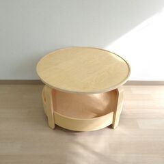 コーヒーテーブル（ナチュラル）【小金井市民限定】（小金井市再生家具）品番：09-05-32 ※新規優先の画像