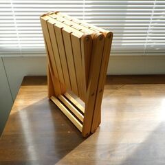 折りたたみラック３段【小金井市民限定】（小金井市再生家具）品番：09-05-34 ※新規優先の画像