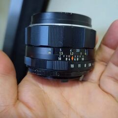 優良品2　Super-Multi-Coated TAKUMAR 50mm f1.4　分解清掃済みの画像
