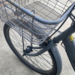 自転車　27インチぐれーグレーの画像