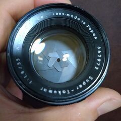 レンズは新品級　超希少な初期型　Super-Takumar/55mm/F1.8の画像