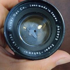 レンズは新品級　超希少な初期型　Super-Takumar/55mm/F1.8の画像