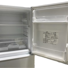 ●2ドア冷蔵庫 ニトリ グラシア
 / NTR-106WH / 106L 2021年製 ※訳ありの画像