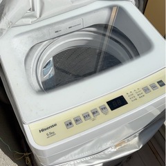 単身用　洗濯機　取りに来てくださる方の画像