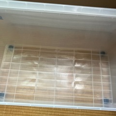 衣装ケース　クリアの画像