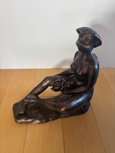 ブロンズ　河童　カッパ　オブジェ