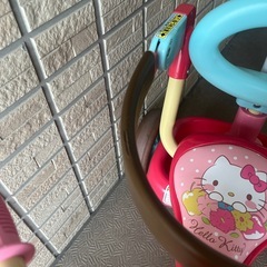 ハローキティ 折りたたみ三輪車の画像