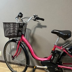 美品✨ ヤマハ電動自転車、バッテリー12.3Ahの画像