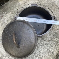 WENZEL　ウェンゼル　ダッチオーブン　30cm　アウトドア　キャンプ用品　おまけ付き　の画像