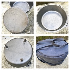 WENZEL　ウェンゼル　ダッチオーブン　30cm　アウトドア　キャンプ用品　おまけ付き　の画像