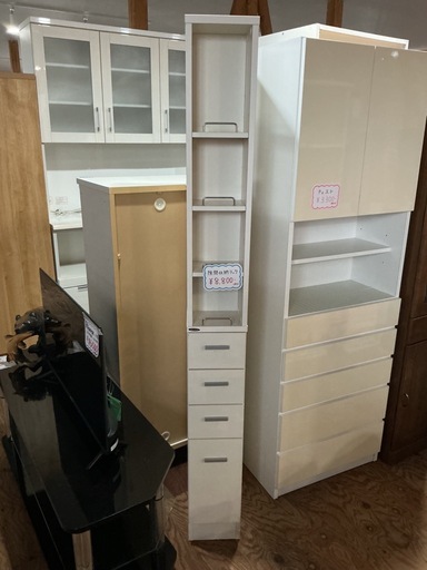 隙間収納ラック✨1点物❣️スペースラック家具インテリア収納家具シンプルコンパクト収納ホワイト白