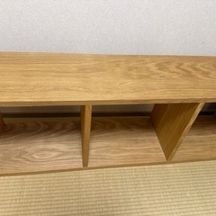 無印良品　スタッキングシェルフ　5段　オーク材の画像